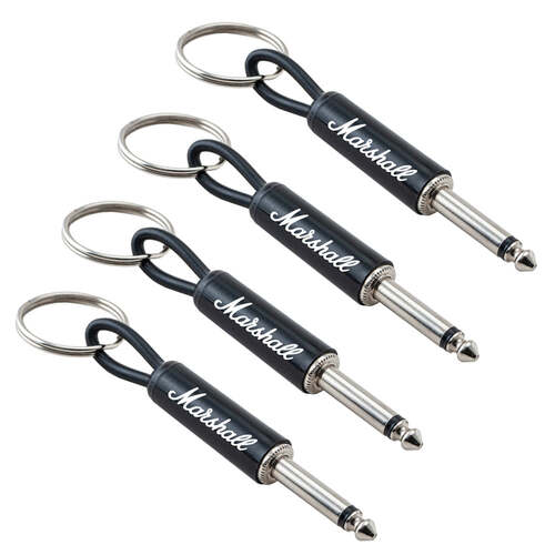 Pluginz Licensed Marshall Guitar Plug Keychain - 4 Pack