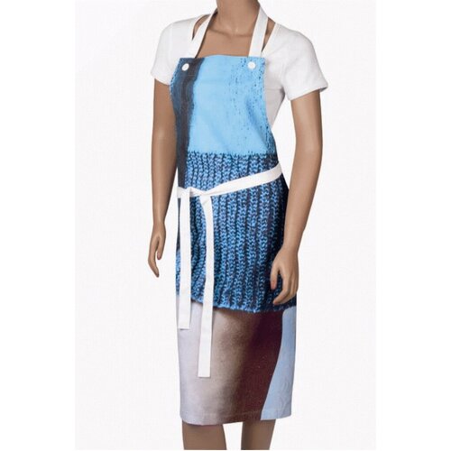 Blaze Blue Based Cheeky Jumper Unique Apron