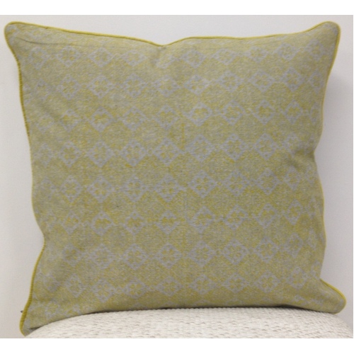 Azuk Mustard Yellow & Grey Cushion Cover