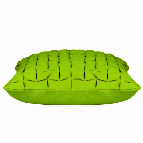 Flux Mustard Yellow 3D Textured Cushion Cover