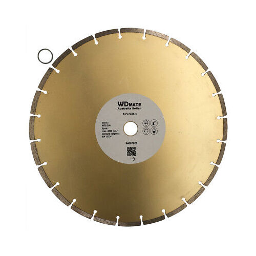 3x 350mm Diamond Dry Cutting Blade Circular Saw Disc 7*3mm Segment 15"25.4/22mm