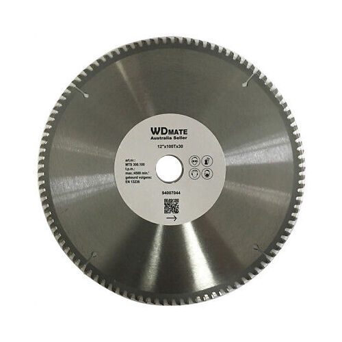 3x 300mm 100T Cutting Disc Circular Saw Blade Plastic Aluminium 30mm TCG 12"