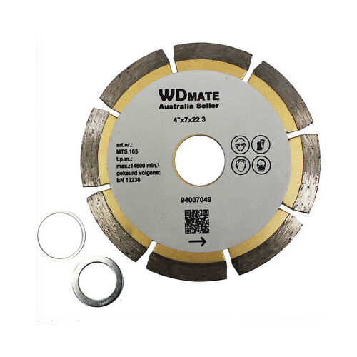 4x 105mm Diamond Cutting Wheel Dry 4.0" Segment Saw Blade 2.0*7.0mm 22.3mm Tile