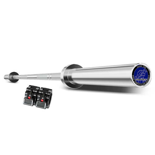 CORTEX ZEUS100 7ft 20kg Olympic Competition Barbell with Lockjaw Collars