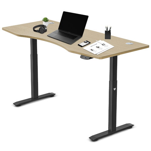 Lifespan Fitness ErgoDesk AUTO Series Automatic Standing Desk 1500mm in Oak