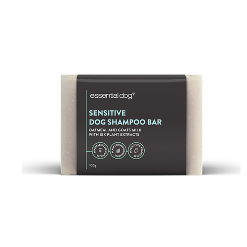 Essential Dog Sensitive Shampoo Bar (Oatmeal & Goatsmilk) 