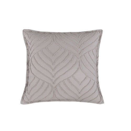 TUFTED MICROFIBRE SUPER SOFT CUSHION COVER-BEIGE