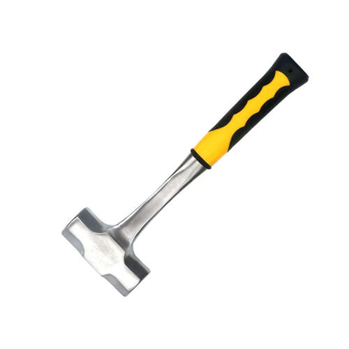 2LB+3LB Steel Hammer Double Octagonal Heavy Duty Solid Forged Rubber Grip Handle