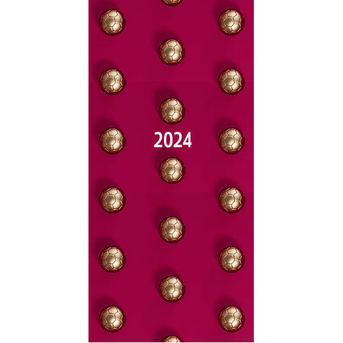 Golden Balls - 2024 Flexi Pocket Diary Premium Planner Christmas New Year Gift