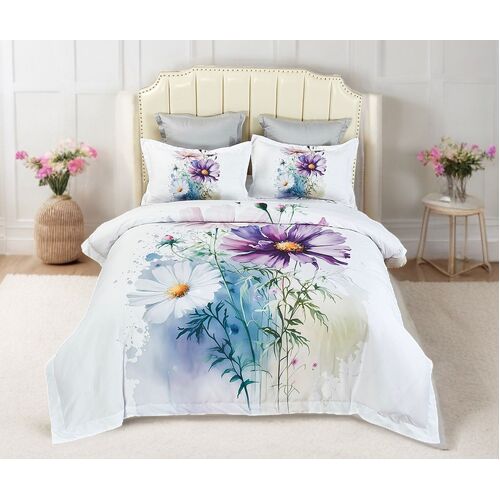 Marrea Floral Quilt Cover Set - Queen Size