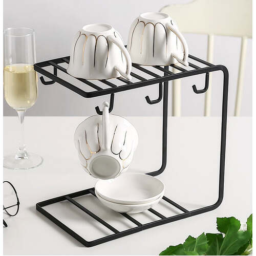 Cup Mug Holder Plate Rack Stand