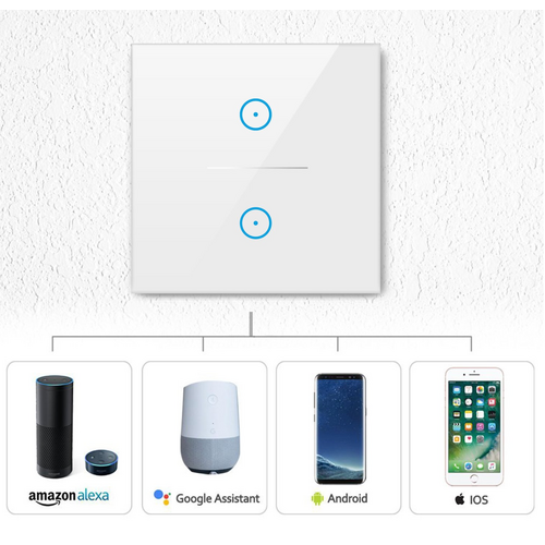 Smart WIFI Switch for Lights LED Touch Panel 1 Gang