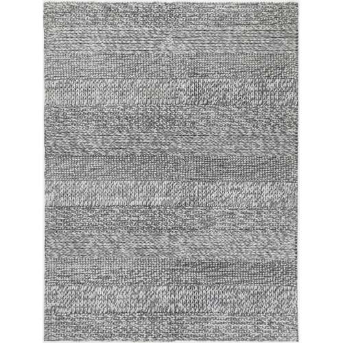 Harlow Grace Charcoal Wool Blend Rug 160x230