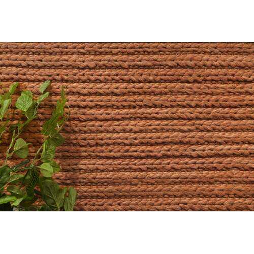 Harlow Cue Copper Wool Blend Rug 200x290