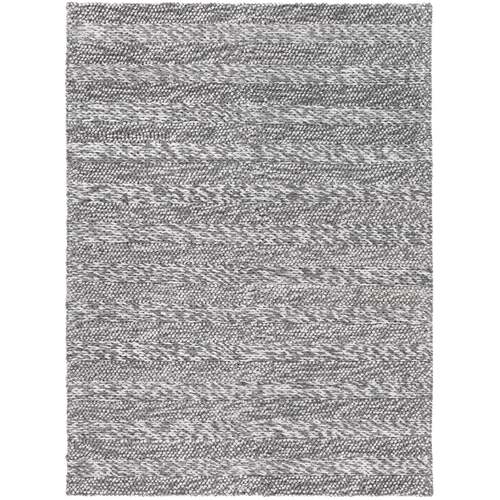 Harlow Ringlets Charcoal Wool Blend Rug 200x290