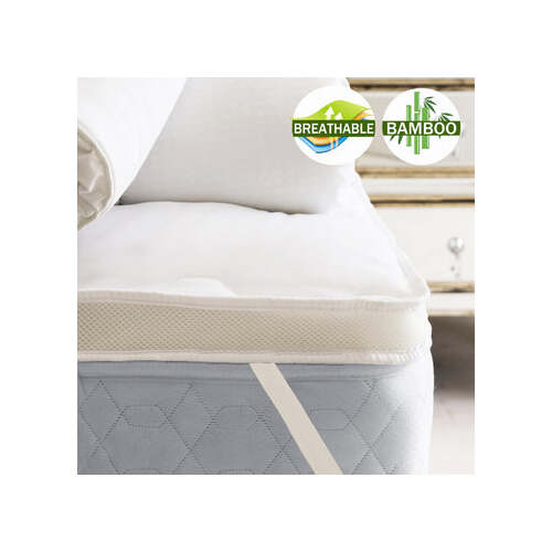 airmax bamboo mattress topper 1000gsm double