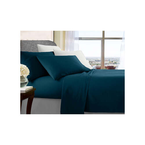 ultra soft microfibre sheet set double sailor blue