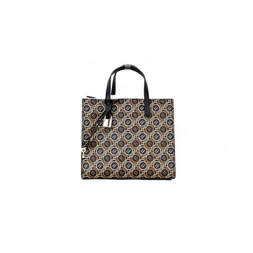 Marc Jacobs Grind Mini Signet Tote Bag in Black Multi One Size Women