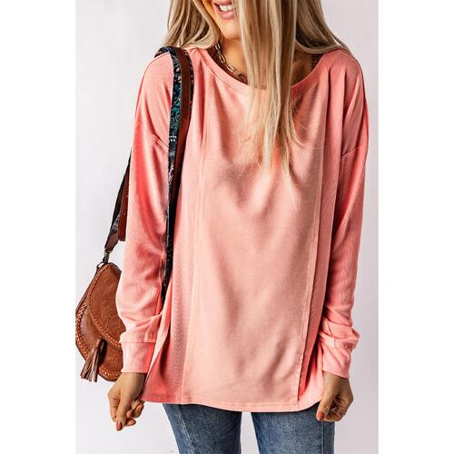 Azura Exchange Patchwork Long Sleeve Top - M