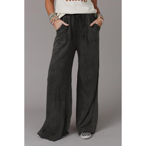 Azura Exchange Retro Wide Leg Pants - M