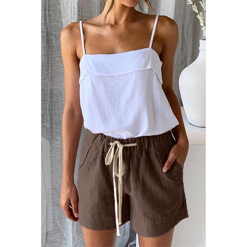 Azura Exchange Faylin Khaki Shorts - 2XL