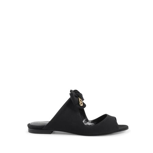 Flat Sandal with Bow Detail - 38.5 EU