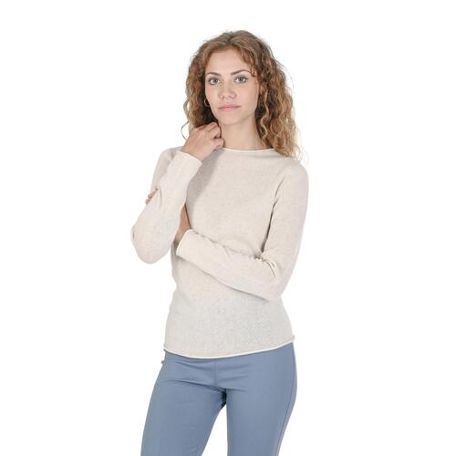 Cashmere Boatneck Sweater for Women - XS