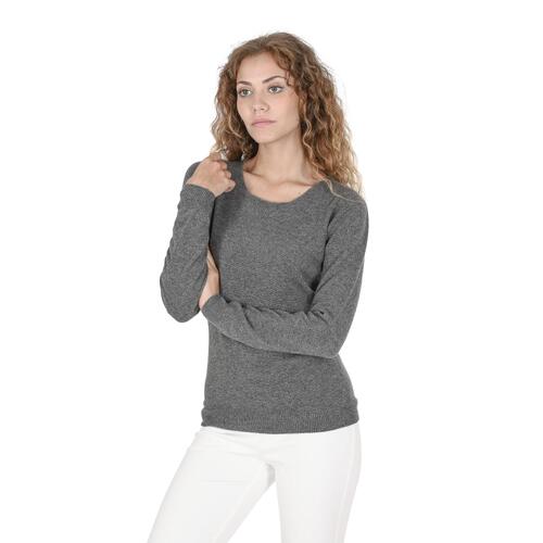 Cashmere Square Neck Sweater - Premium Italian Quality - 42 EU