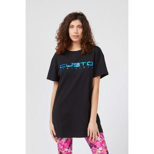 Front Print Oversized T-shirt S Women