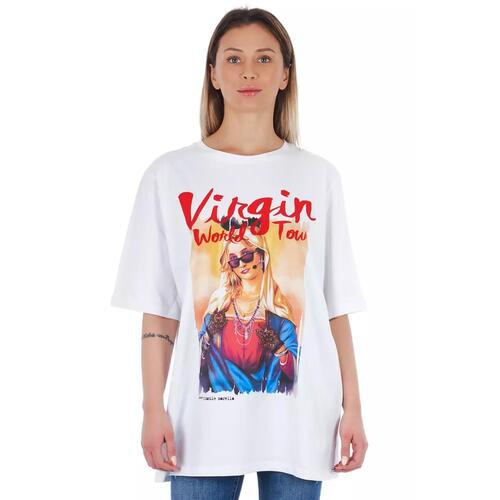 Oversized Print T-Shirt S Women