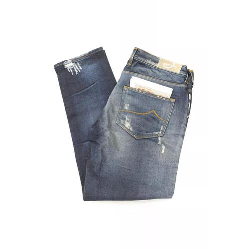 5-Pocket Jeans with Straight Leg and Small Rips W26 US Women