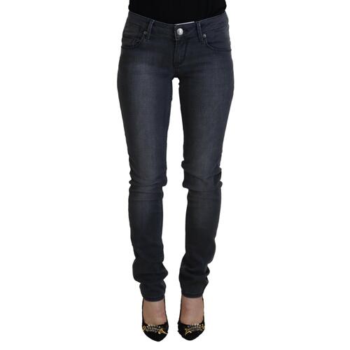 Authentic ACHT Skinny Jeans with Logo Details W26 US Women