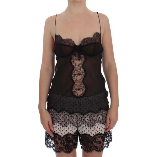 Floral Lace Lingerie Chemise Babydoll with Adjustable Straps 3 IT Women