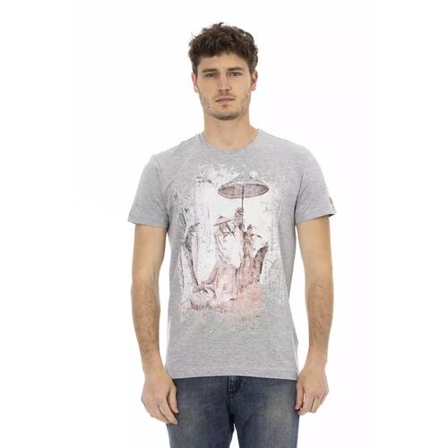 Short Sleeve T-shirt with Front Print M Men