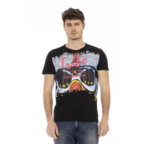 Short Sleeve T-shirt With Front Print 3XL Men