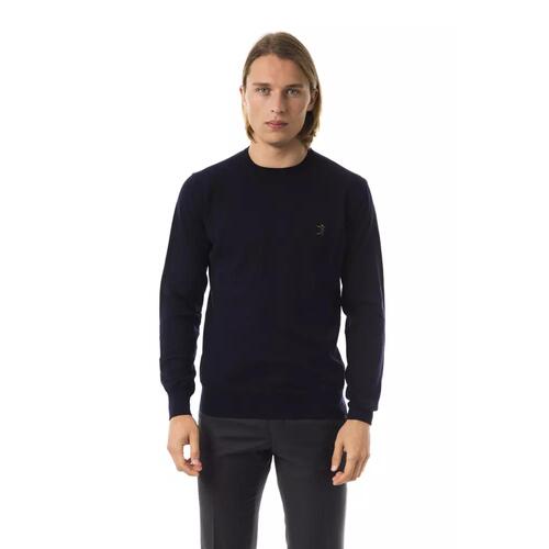 Embroidered Extrafine Wool Merinos Sweater S Men