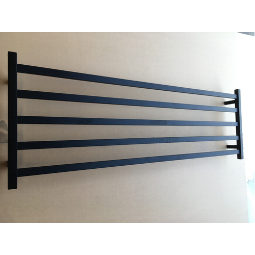 Premium Matte Black  Towel Rack - 4 Bars, Square Design, AU Standard, 510x1500mm Wide