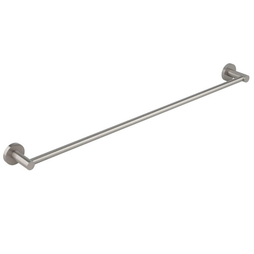 Luxurious Brushed Nickel Stainless Steel 304 Towel Rack Rail - Single Bar 600mm