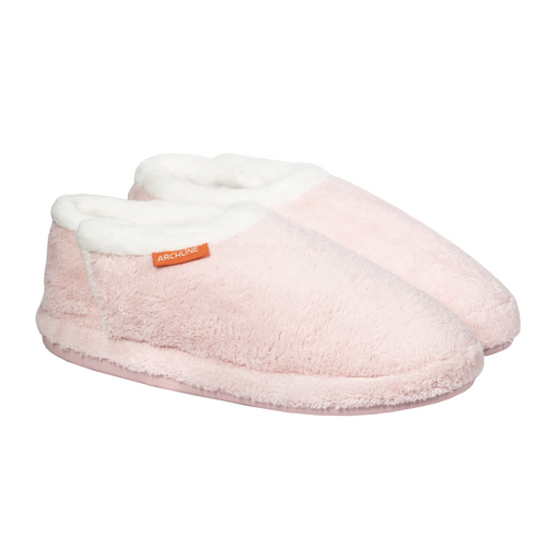 ARCHLINE Orthotic Slippers Closed Scuffs Pain Relief Moccasins - Pink - EUR 43