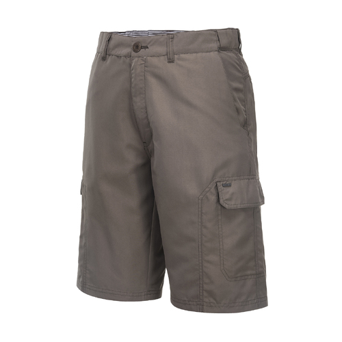 HUSKI Cargo Shorts Mens Cascade Microfibre Flexi Fit Short Army Military 515206 - Clay - XX-Large (102cm Waist)