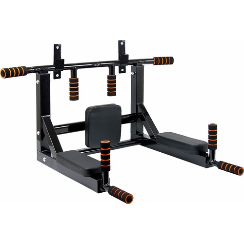 Heavy Duty Wall Mounted Power Station - Knee Raise - Pull Up - Chin Up -Dips Bar