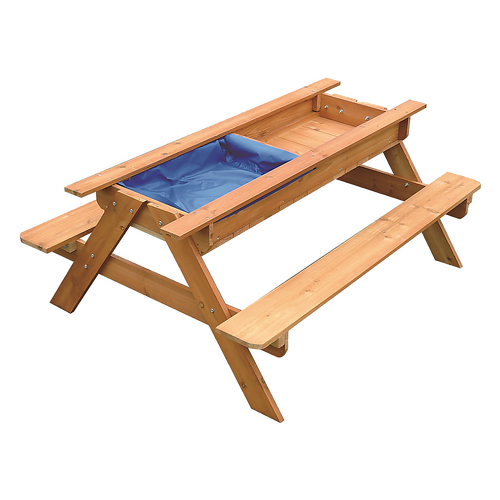 Sand & Water Wooden Picnic Table