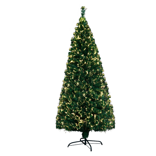 Jingle Jollys Christmas Tree 1.8M LED Xmas trees Optic Fibre Warm White